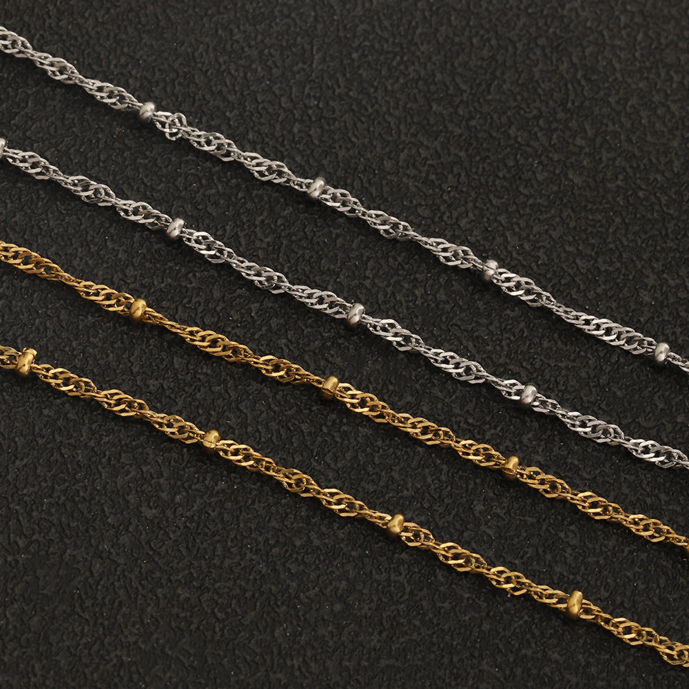 C1795 Tiny Beads Twisted Chain