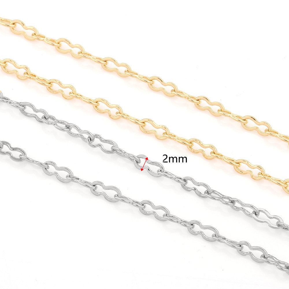 C1308 2mm Infinity /"8" figure Chain