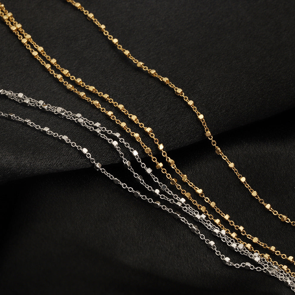 C1798 1.5mm Square Beads Chain
