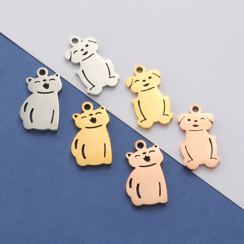 Cat and dog charm