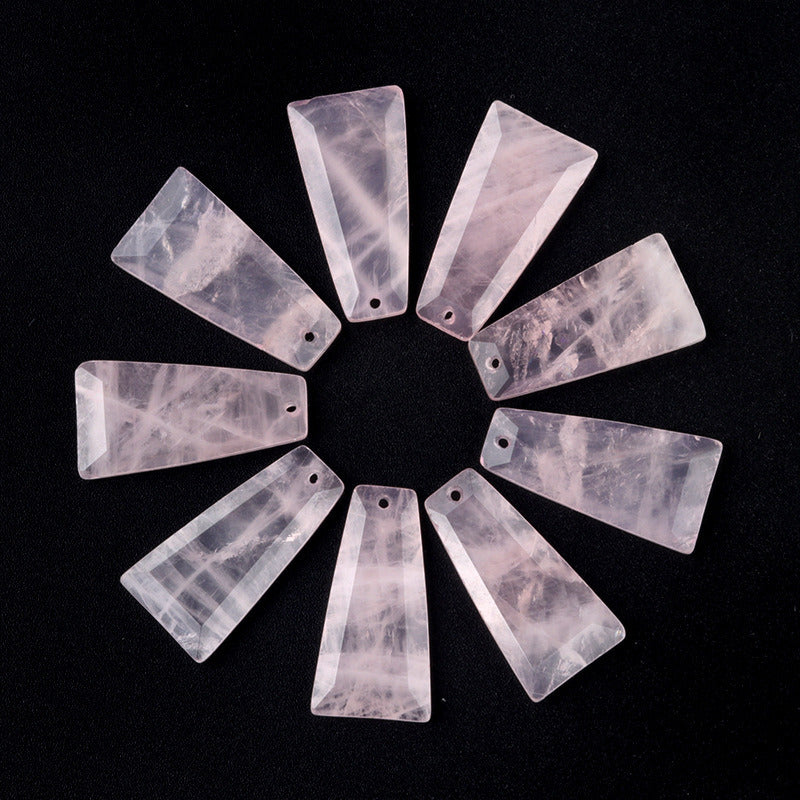 25x13mm Faceted trapezoid natural stone 1 Pc