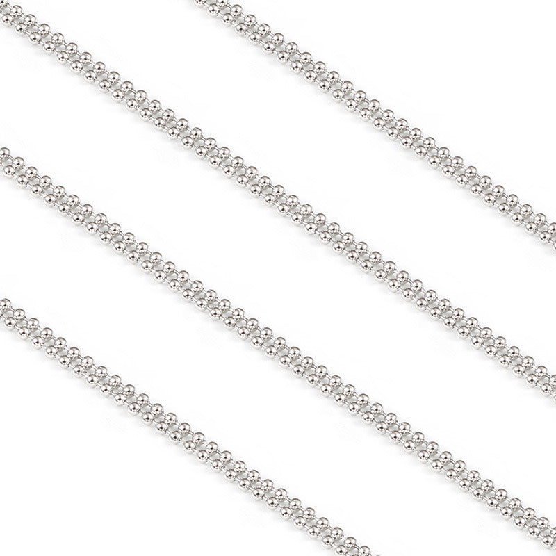 C577 3mm Double beads chain