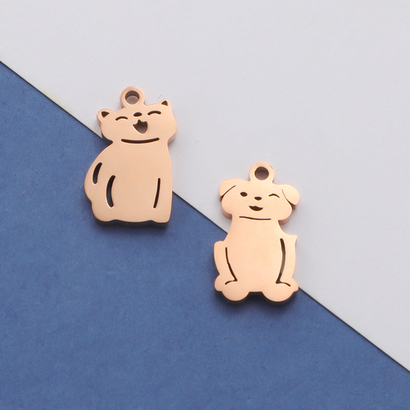 Cat and dog charm