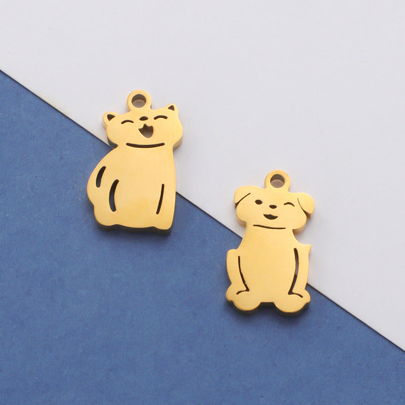 Cat and dog charm