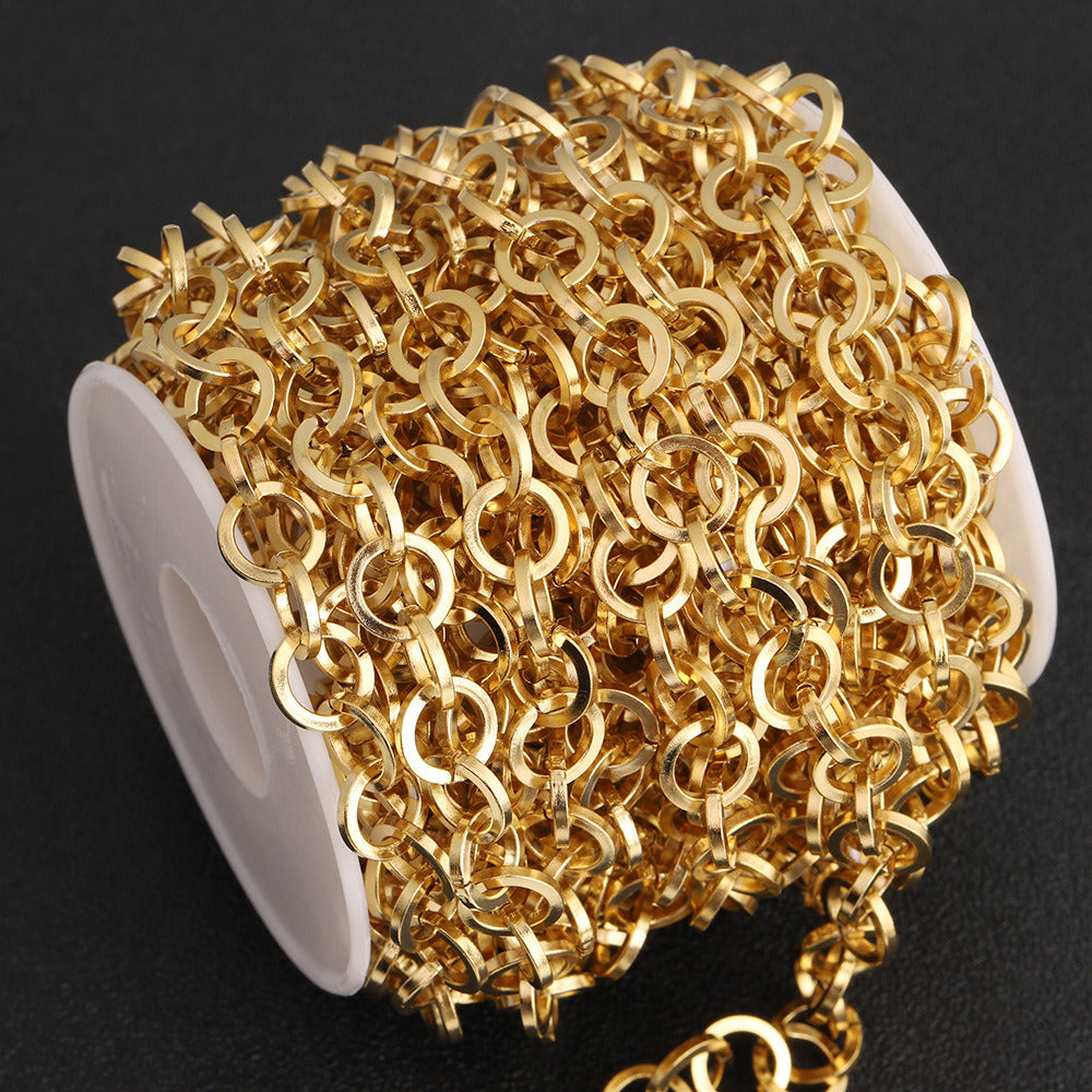 C1656 9mm Square wire circle chain