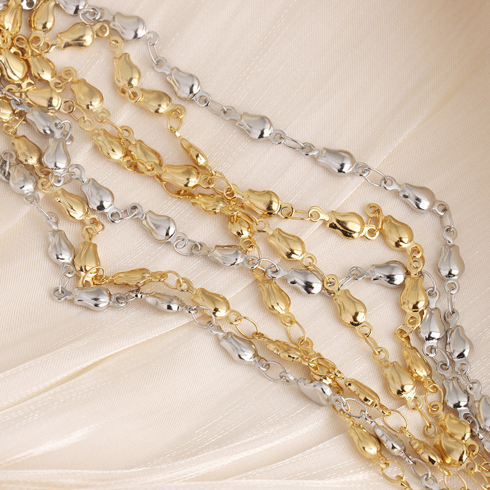 C1665 Tulip flower chain