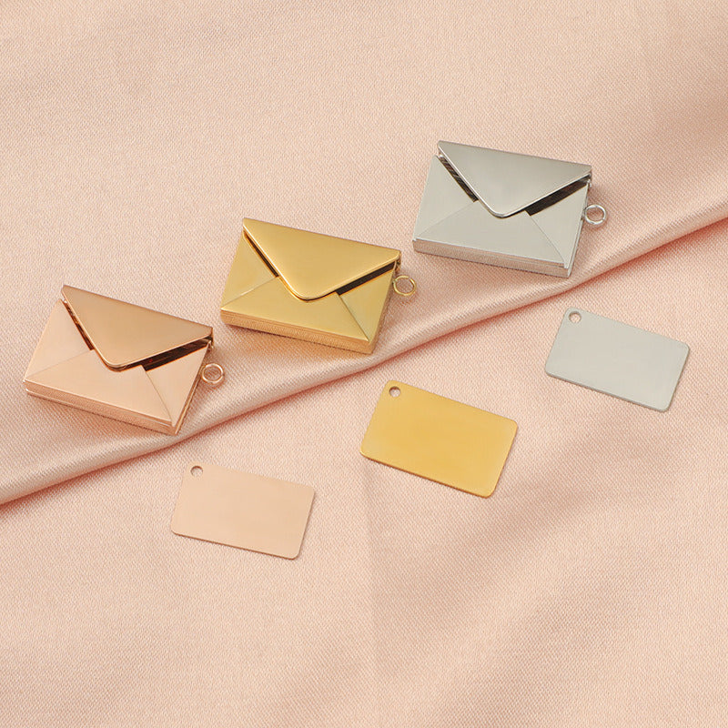 Letters charm that can be engraved for DIY