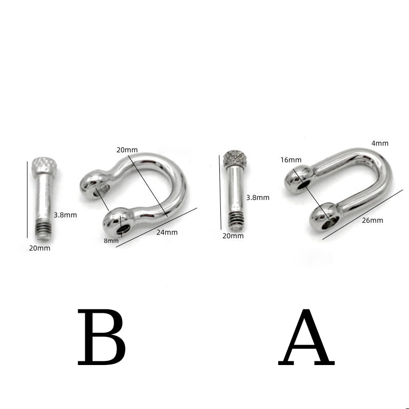 Stainless steel horseshoe buckle