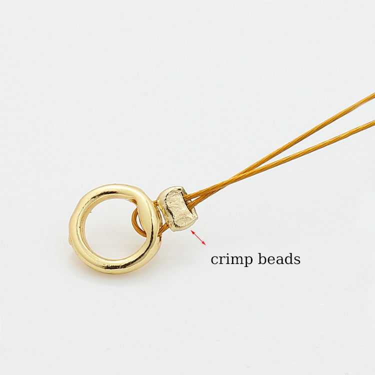 10Pcs/pack 5mm Two hole closed jump ring