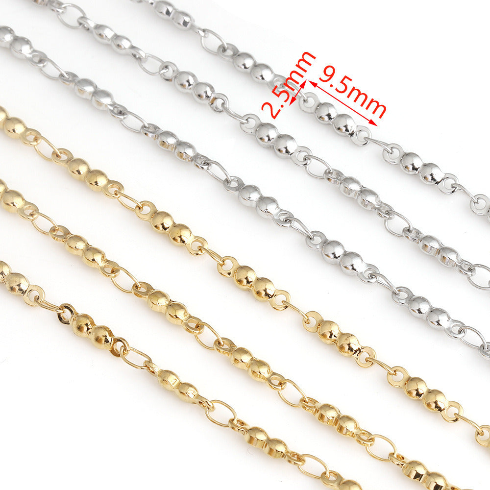 C1668 9.5mm Two beads chain