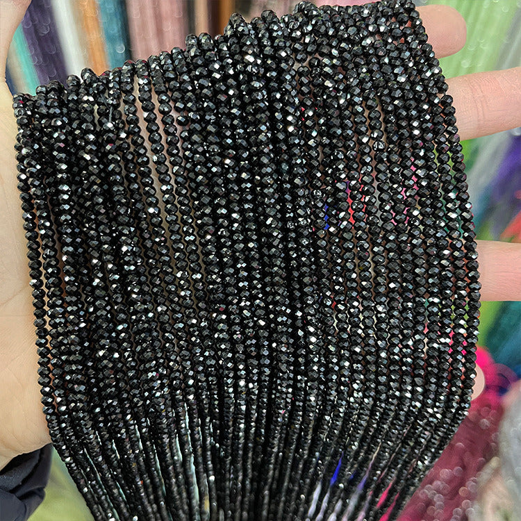 2x3mm Wheel Shape Natural Faceted stone beads for jewelry DIY