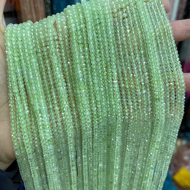 2x3mm Wheel Shape Natural Faceted stone beads for jewelry DIY