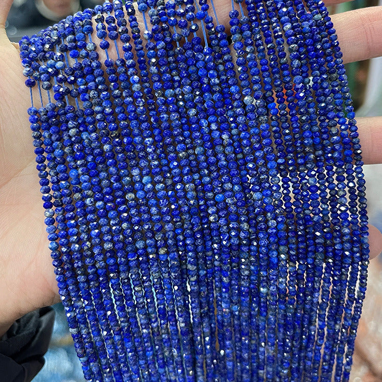 2x3mm Wheel Shape Natural Faceted stone beads for jewelry DIY