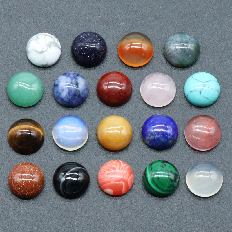 10Pcs 10mm Round shape stone cabochon