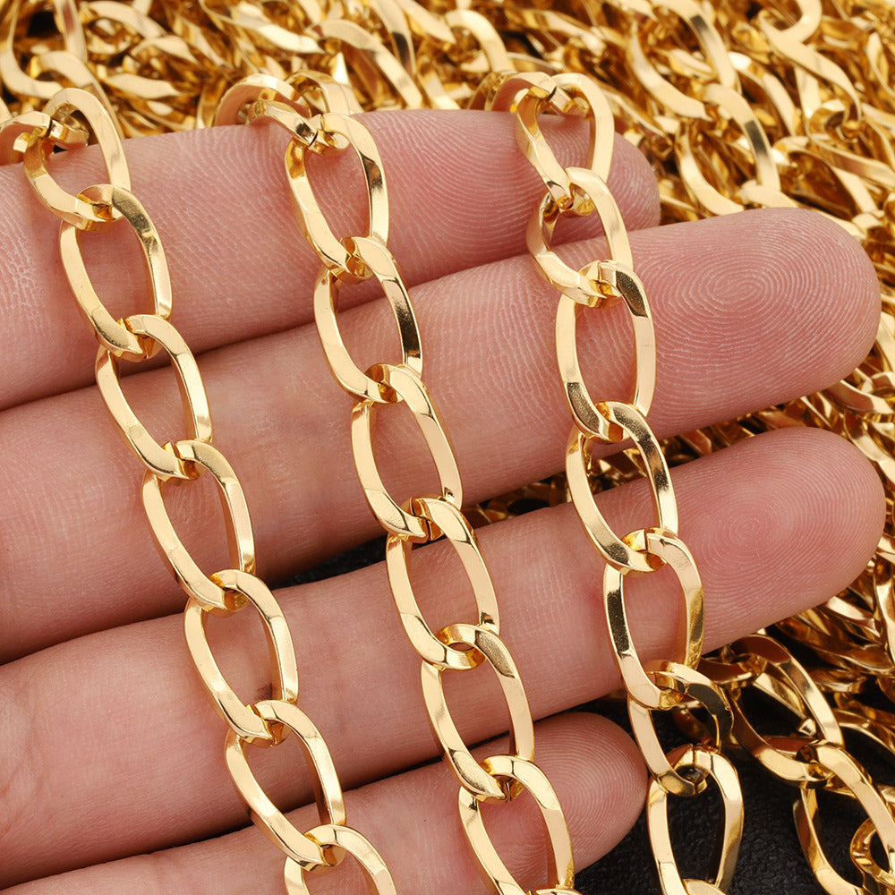 C1624 Square wire Polish cuban chain