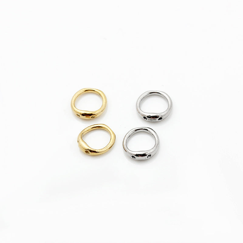 10Pcs/pack 5mm Two hole closed jump ring