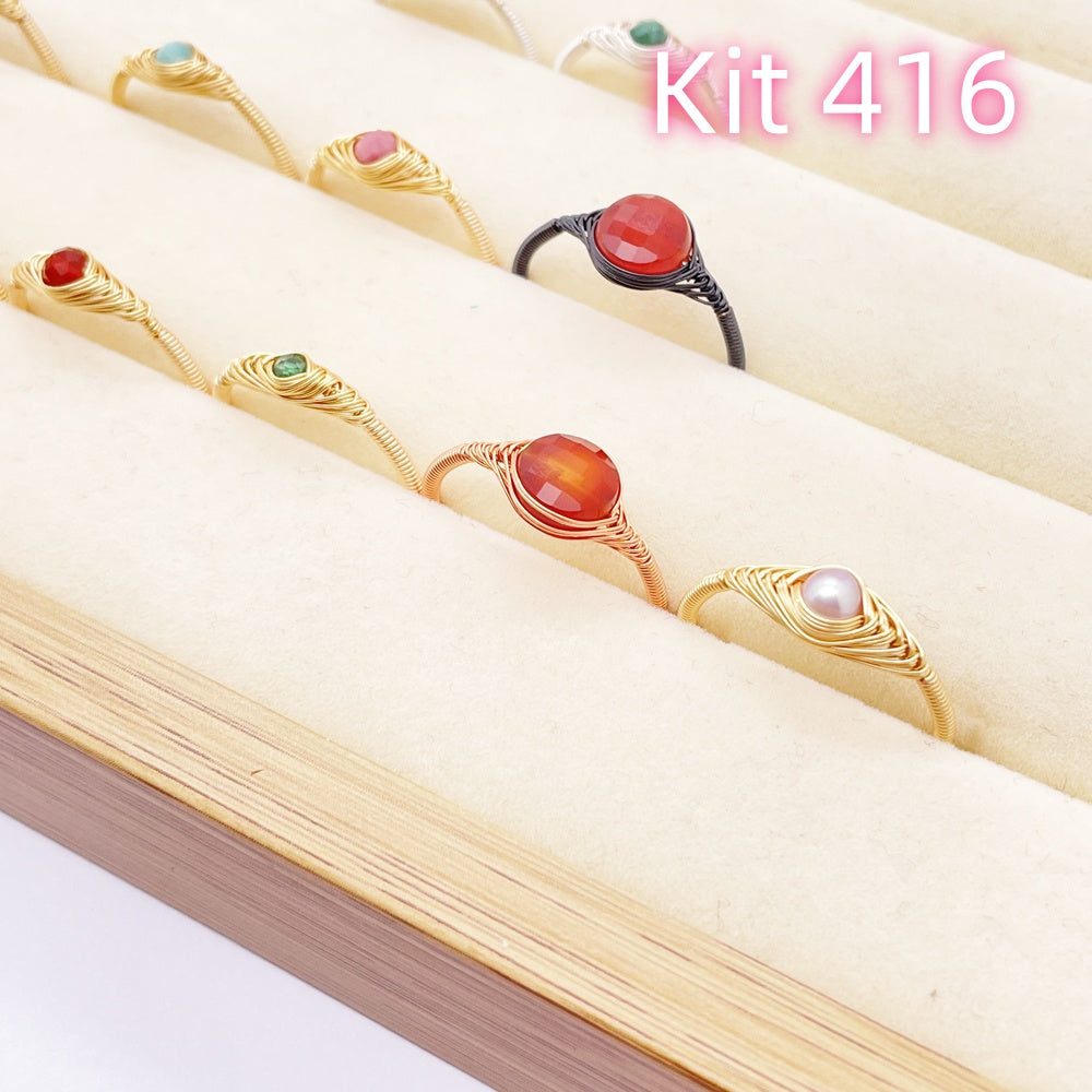 DIY KIT 416 Evil eye Rings