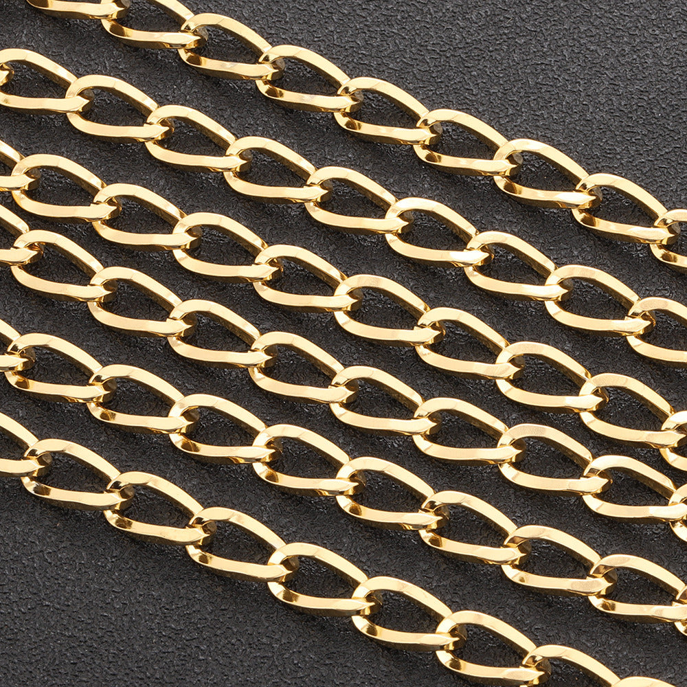 C1624 Square wire Polish cuban chain
