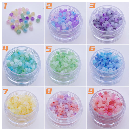 10g 4mm Cat eye seed beads for diy jewelry