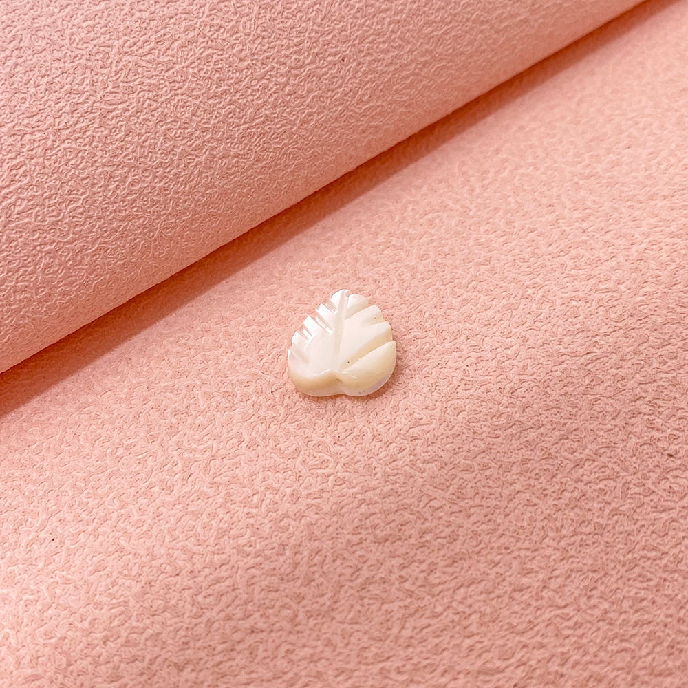 5 pcs/pack Leaf shell charm