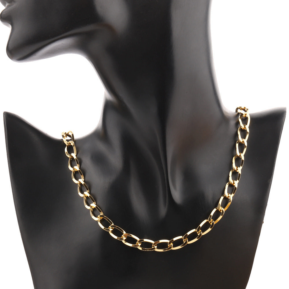 C1624 Square wire Polish cuban chain