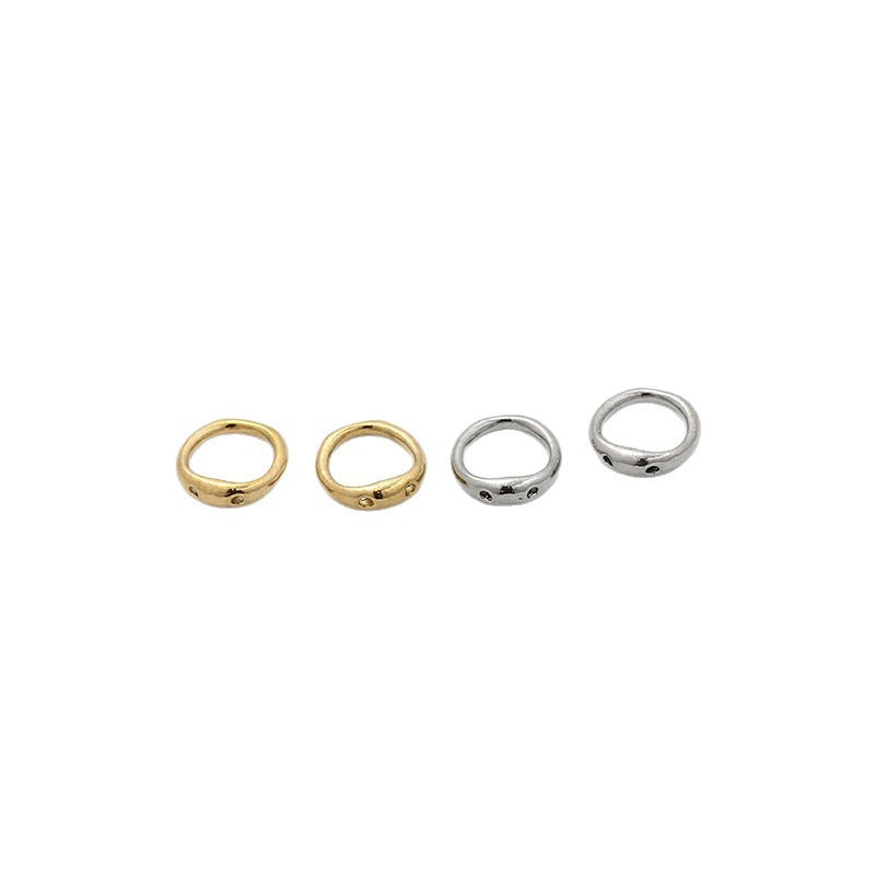 10Pcs/pack 5mm Two hole closed jump ring