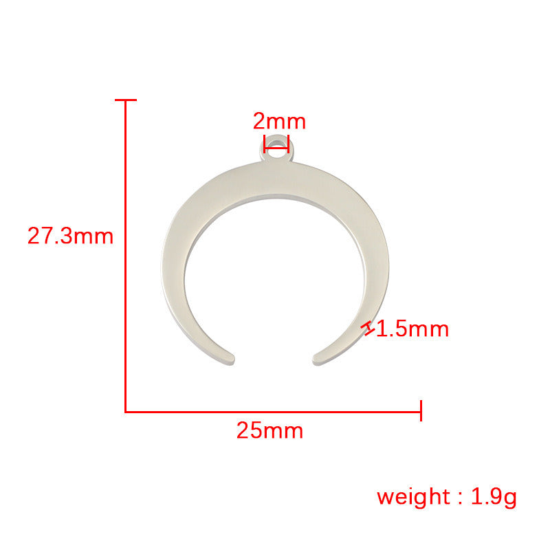 25mm Moon charm