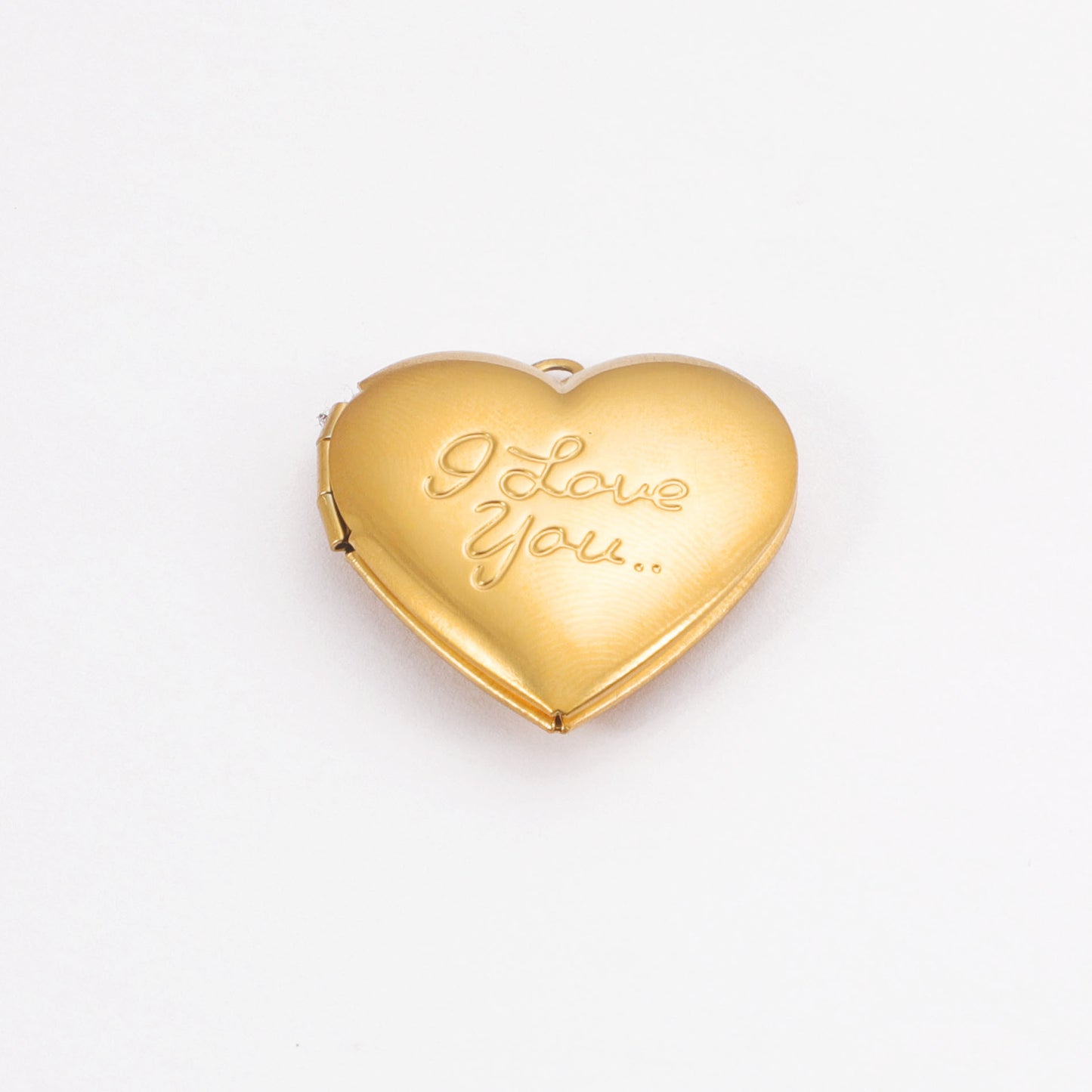 "I love you" heart lockets