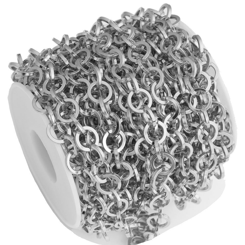 C1656 9mm Square wire circle chain