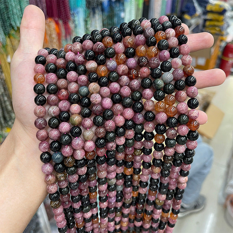 6mm Natural tourmaline round beads