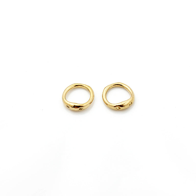 10Pcs/pack 5mm Two hole closed jump ring