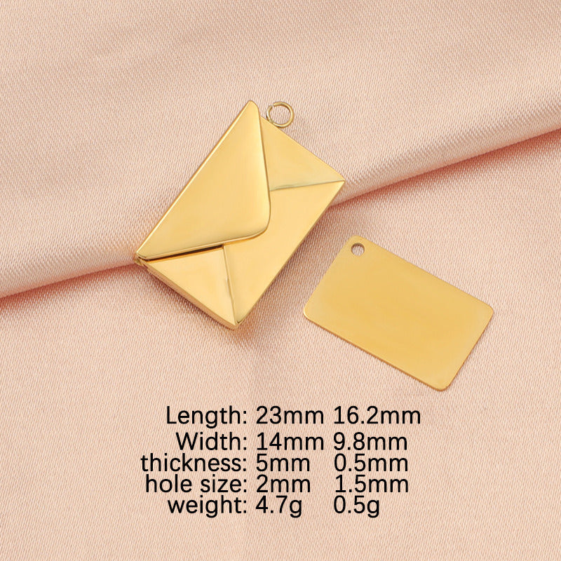 Letters charm that can be engraved for DIY