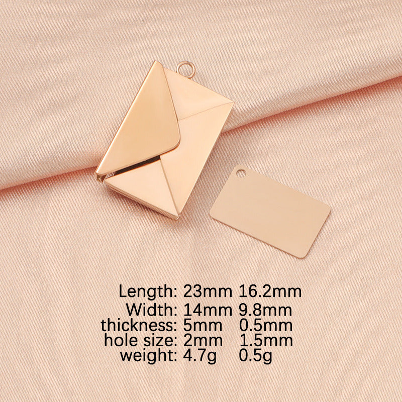 Letters charm that can be engraved for DIY