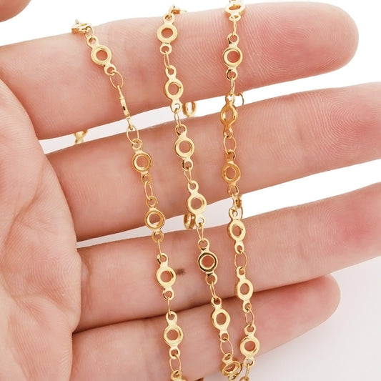 C1488 Circle waist chain-Vacuum Plating Waterproof Stainless steel chain