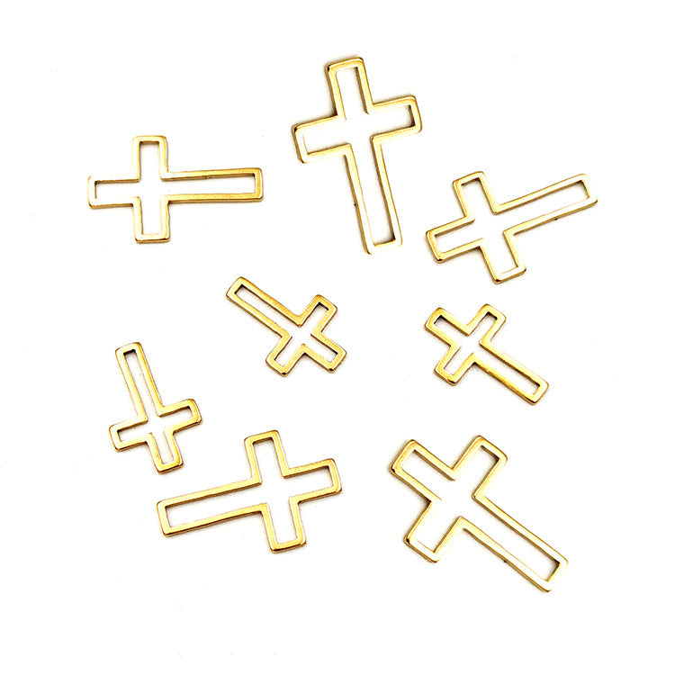 10pcs/pack Cross hollowed-out for diy