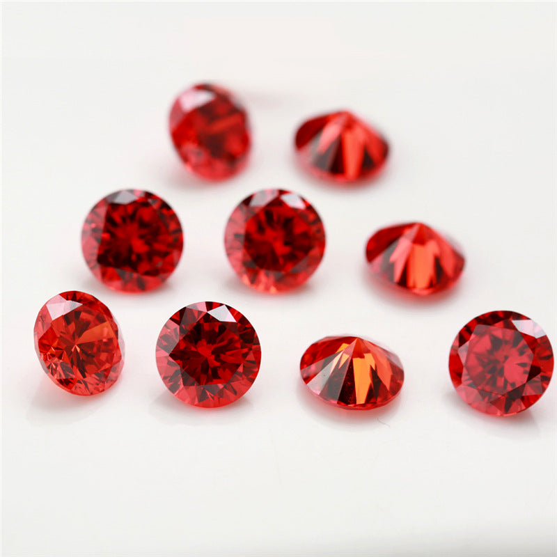 ROUND Cubic Zircon Diamond sharp-bottomed