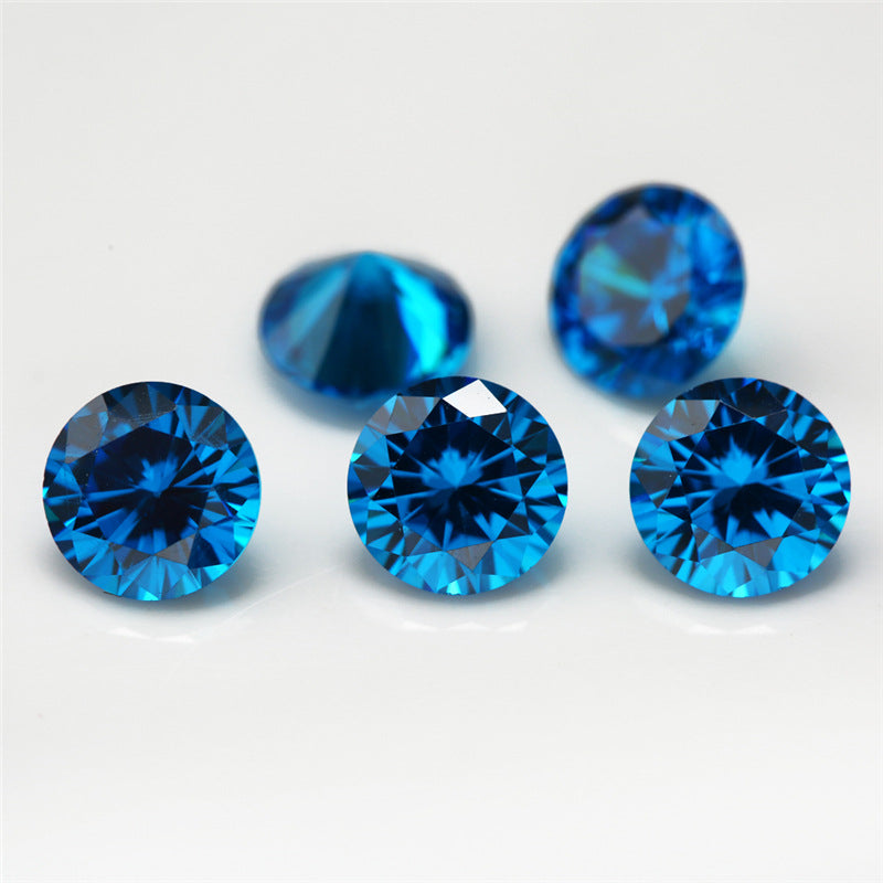 ROUND Cubic Zircon Diamond sharp-bottomed