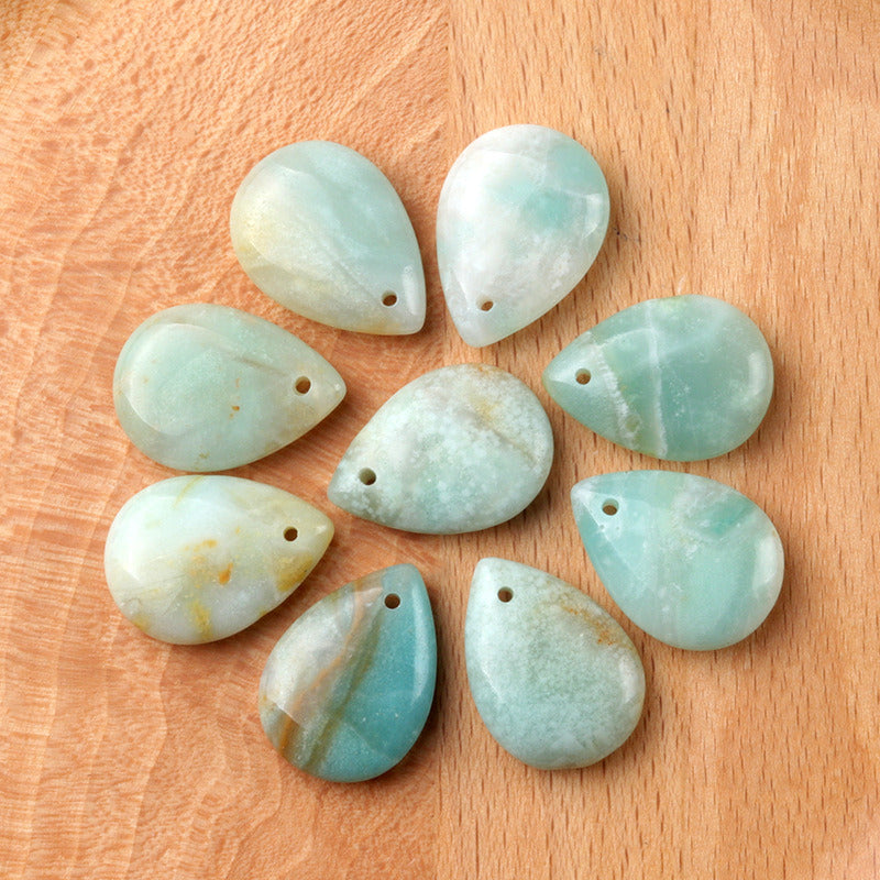 25*18mm Drop Natural stone 1pc