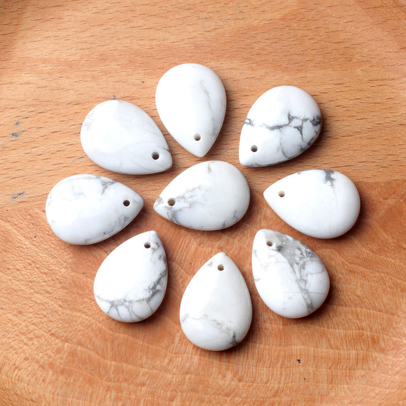 25*18mm Drop Natural stone 1pc