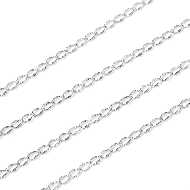 Carven extension Chain-Vacuum Plating Waterproof Stainless steel chain