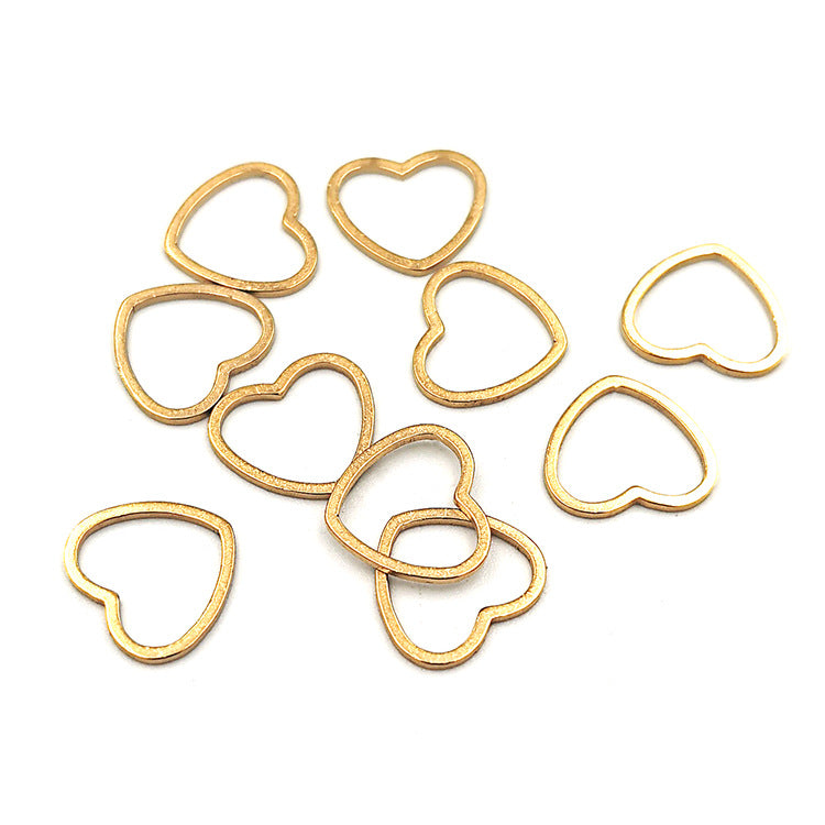 10pcs/pack Heart hollowed-out for diy