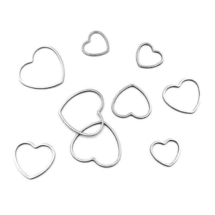 10pcs/pack Heart hollowed-out for diy