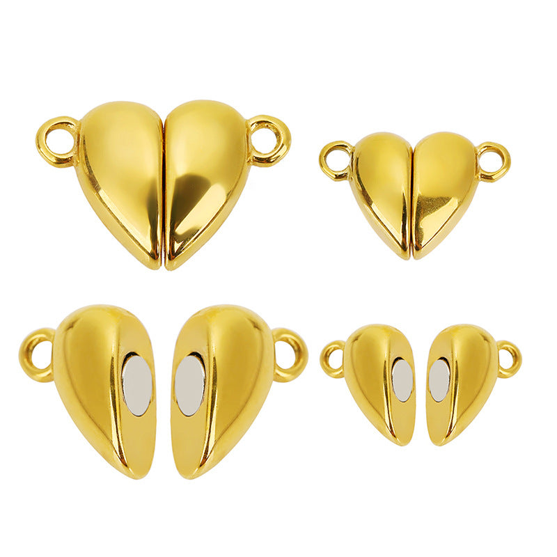 Heart magnetic buckle in stainless steel waterproof clasp