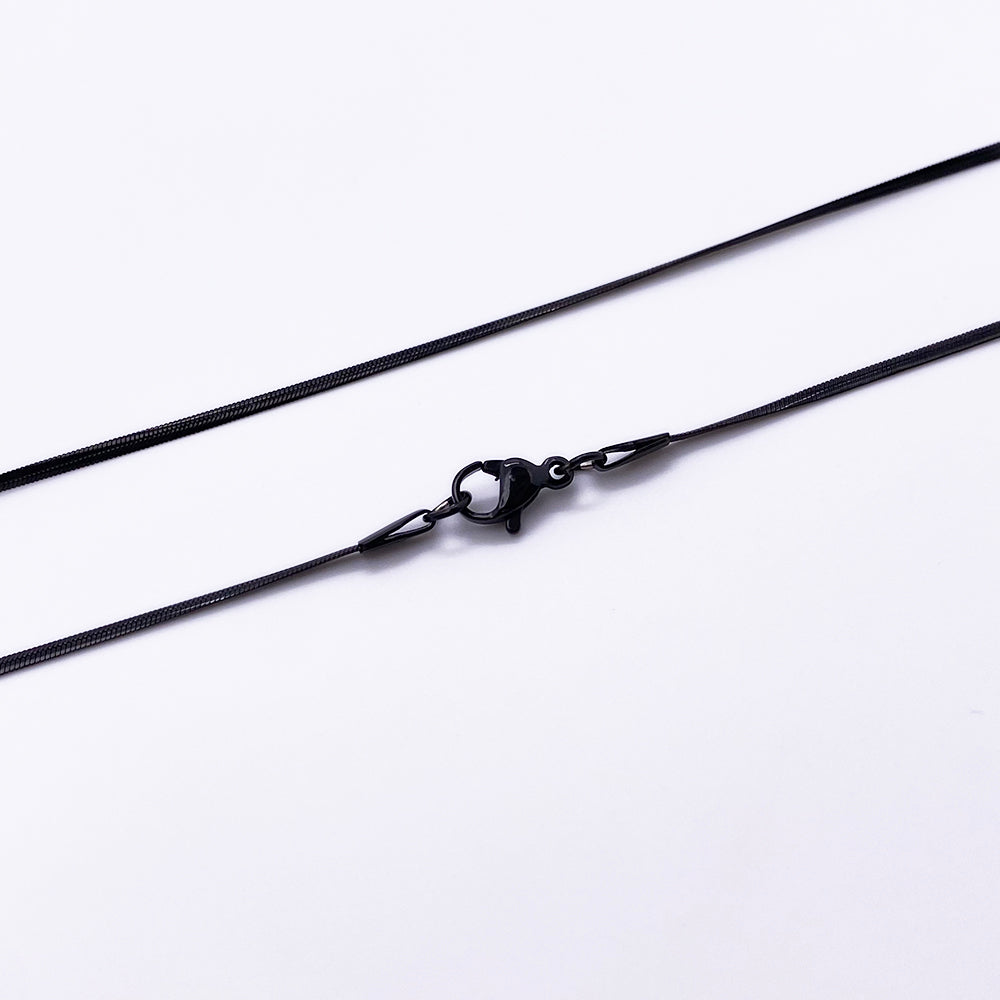 Black snake necklace