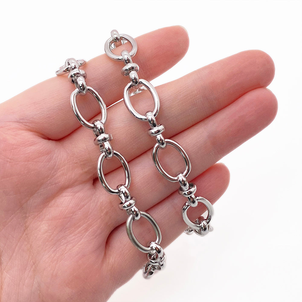 C1554 10/6mm 3:1 circle chain-Vacuum Plating Waterproof Stainless steel chain