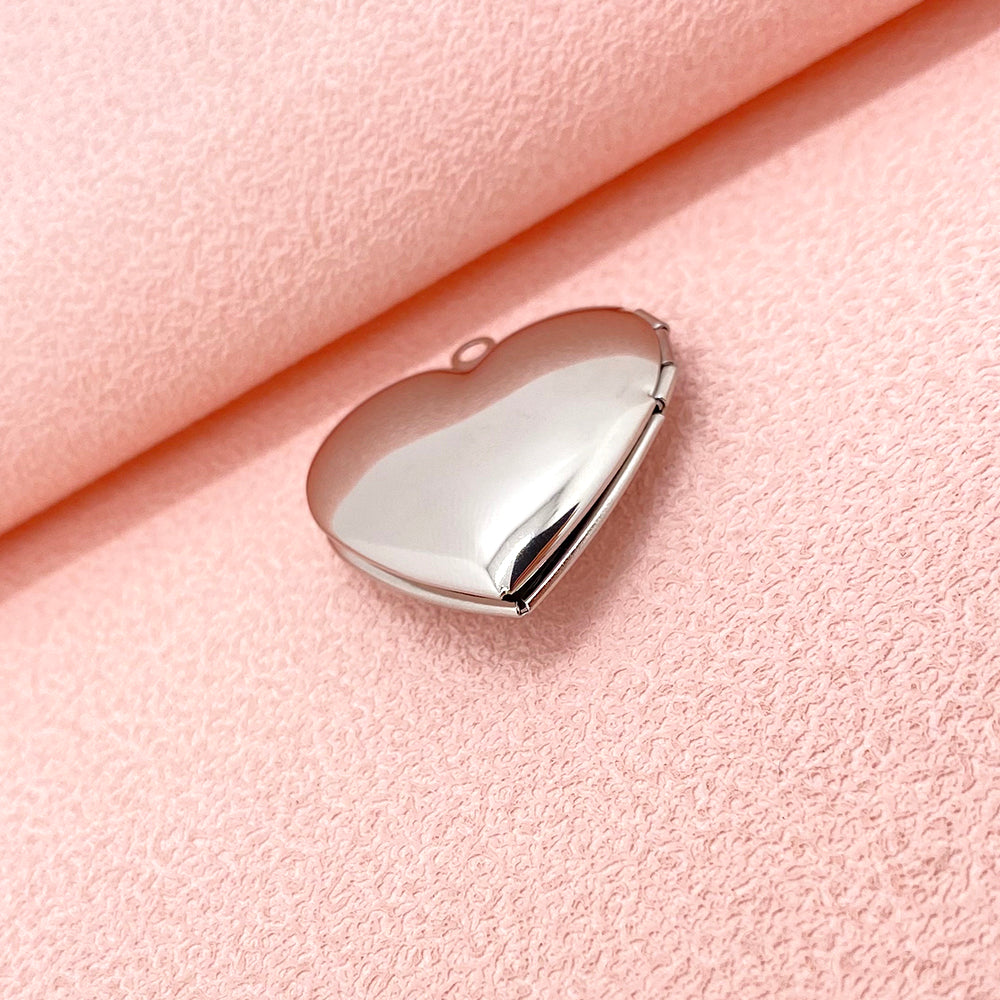 Heart flower lockets