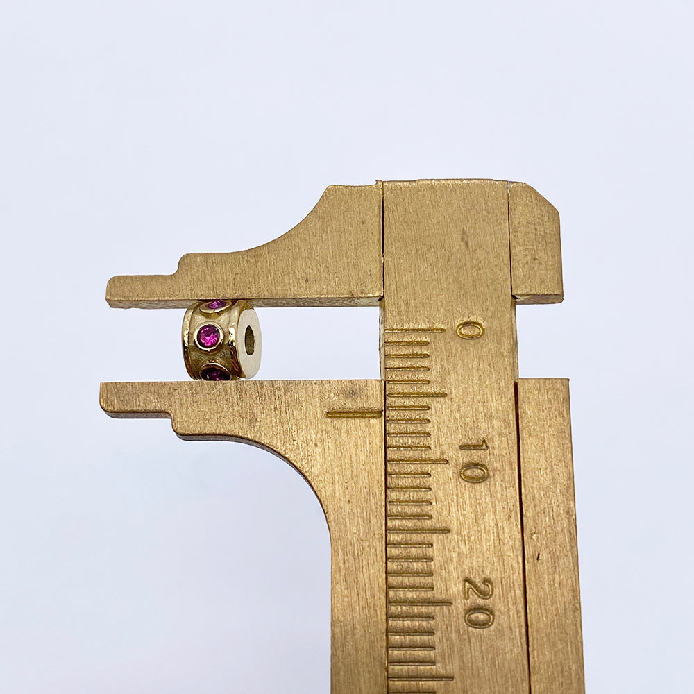 5966 Diamond spacer charm