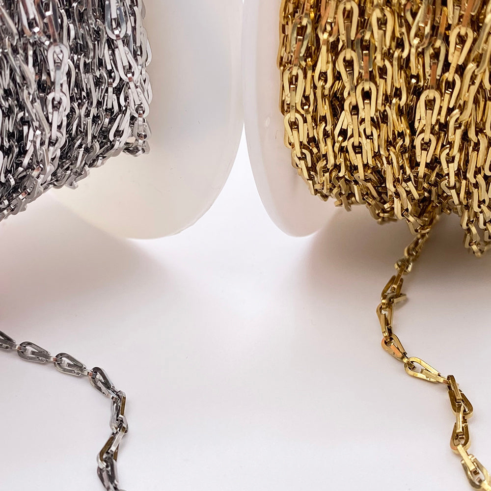 C8008 Seed chain-Vacuum Plating Waterproof Stainless steel chain