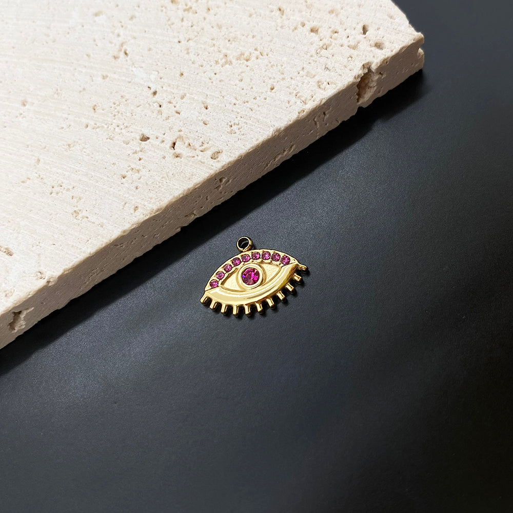 5151 Diamond evil eye charm