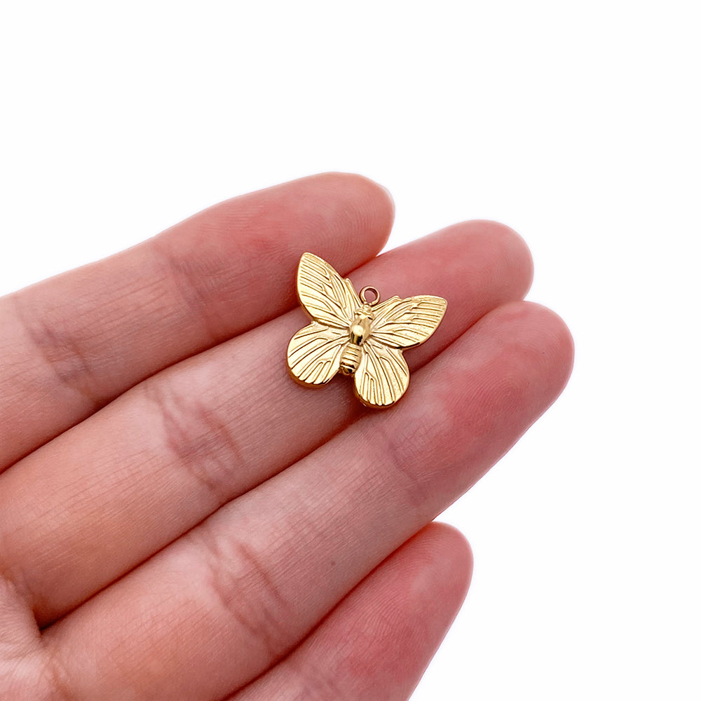 1556 Butterfly charm